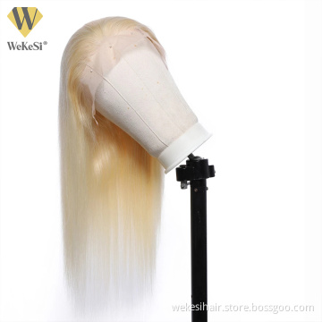 WKS HD glueless blonde human hair full lace wig,HD wig vendor 100% natural brazilian human hair full lace wigs for black women